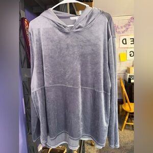 Women’s Carole Hochman XL.  Grey velour hoodies loved once